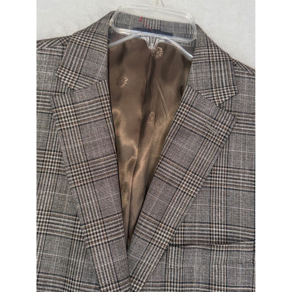 Lauren Ralph Lauren Mens 44R Brown Glen Plaid Two Button Blazer NEW Sport Coat